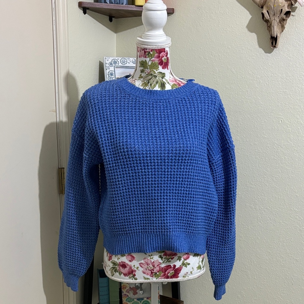 Freshman Blue Crew Neck Sweater